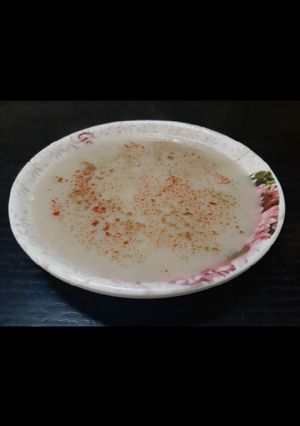 A picture of Jowar flour porridge (Jowar Aambil).