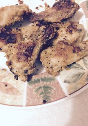 Una foto de Alitas horneadas crujientes de lemon pepper