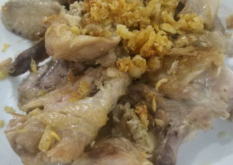 Nasi Hainam Ayam Rebus Jahe ala Chinese Food (Halal)