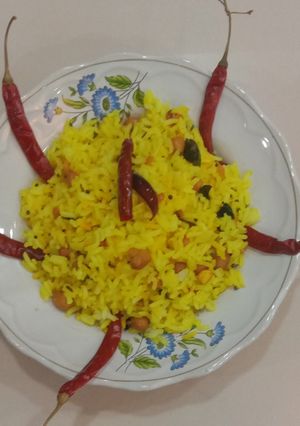 लेमन राईस (lemon rice recipe in marathi) रेसिपी चे मुख्य फोटो 