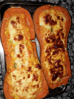 Una foto de Calabaza rellena