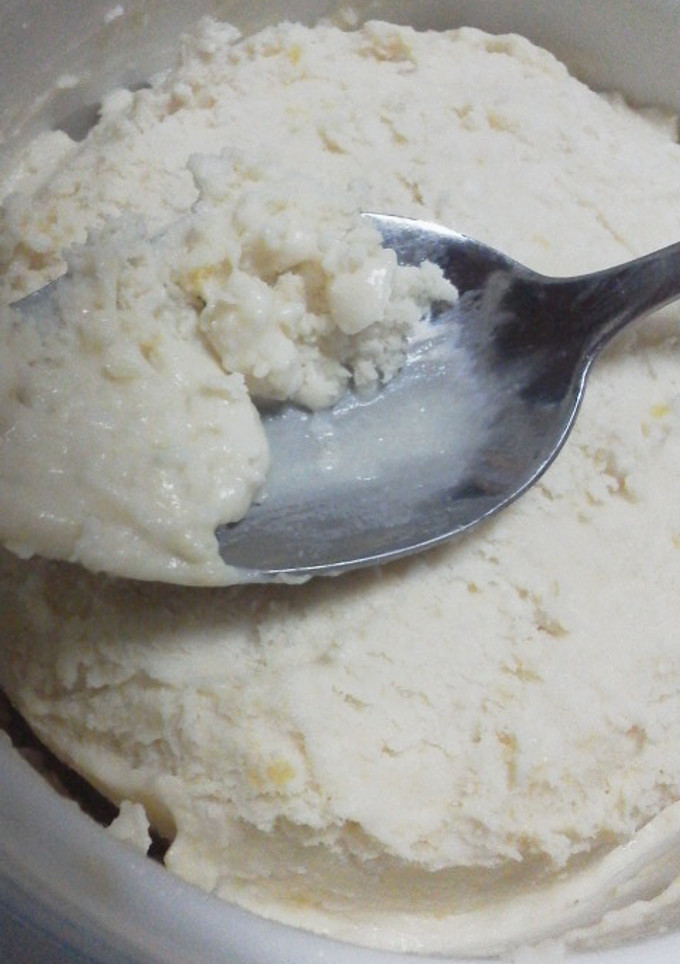 Una foto de Helado cremoso y sano de coco y almendras. Apto celíacos y muchas alergias (Con soja y almendras)