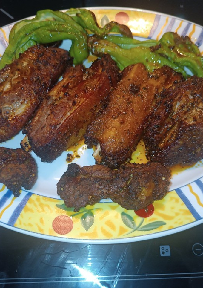 Una foto de Costillas en freidora de aire