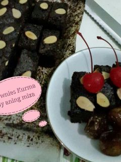 Foto resep 53. Brownies Kurma