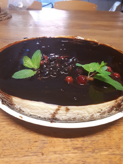 Foto resep Cheese cake au glaçage miroir/ mirror glaze