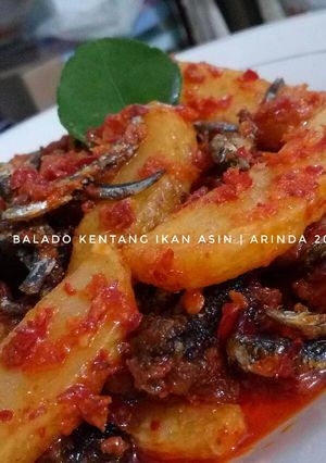 Foto resep Balado Kentang Ikan Asin