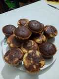Muffins marmolados fáciles💕