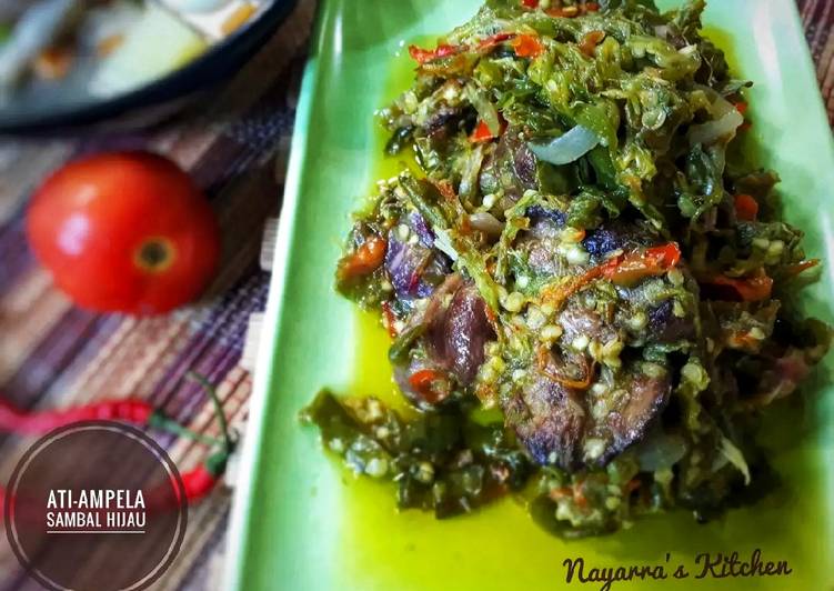 Bumbu Ati-Ampela Sambal Hijau | Langkah Membuat Ati-Ampela Sambal Hijau Yang Enak Banget