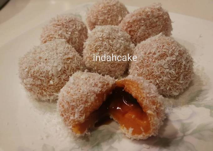 Resep Klepon ubi kuning Anti Gagal