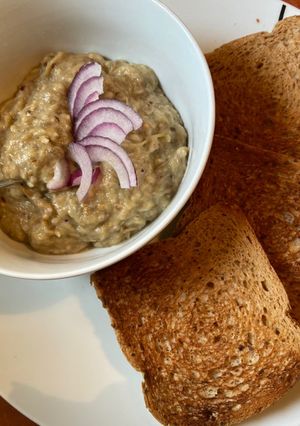 Vegán padlizsánkrém recept fotója