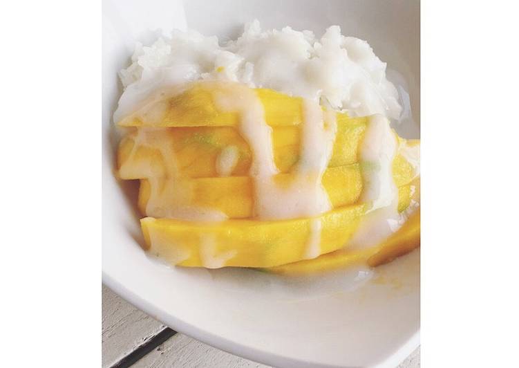 Resep Mango sticky rice simple, Bikin Ngiler