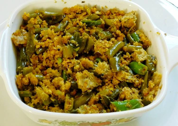 How to Make Favorite Beans Paruppu Usili