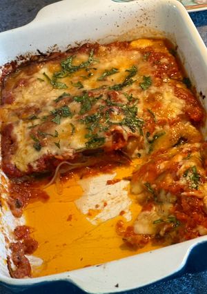 A picture of Eggplant parmigiana.