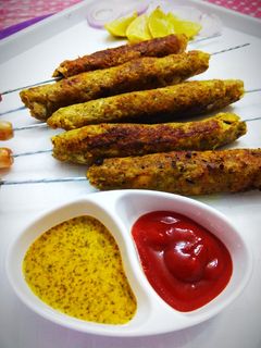 চিকেন শিক কাবাব(chicken seekh kabab recipe in Bengali) রেসিপির প্রধান ছবি
