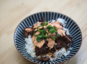 A picture of Korean BBQ Beef.
