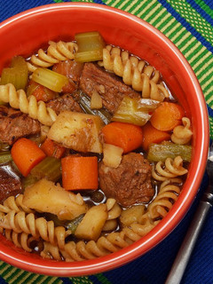A picture of Vegetable Beef Soup.
