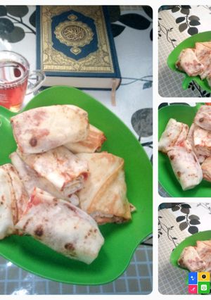 صورة لوصفة سندويشات بالجبنة والحر والزعتر