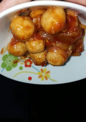 Foto resep Bola Ayam Saus Tiram