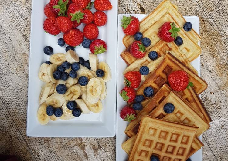 Recipe of Homemade Easy Waffles