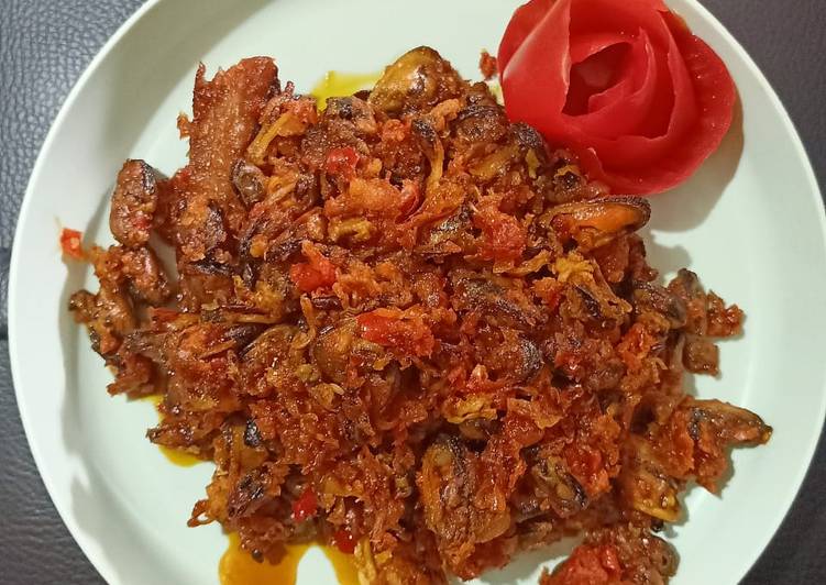 Kerang balado pedas