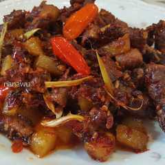 รูปของ Sambal Kentang Cumi Asin