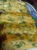 Sweet Rolled Omelet with Spinach (or Komatsuna)