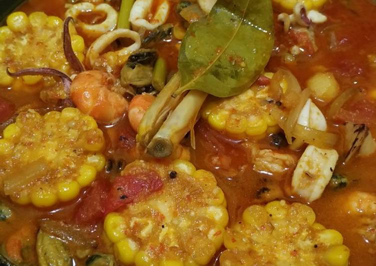 Resep Seafood Saos Padang, Bisa Manjain Lidah