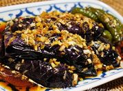 A picture of marinated bell peppers