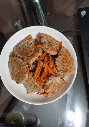 Hình của món Giảm cân day 1: Chả cá thác lác cà rốt.