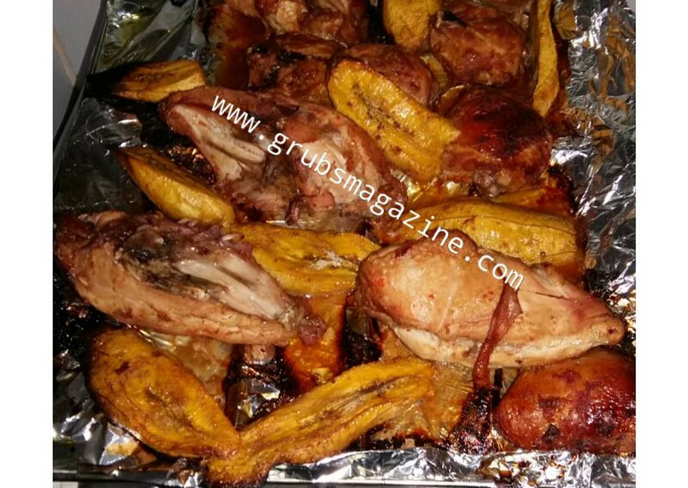 Steps to Prepare Super Quick Homemade Grilled Chicken and Plantain