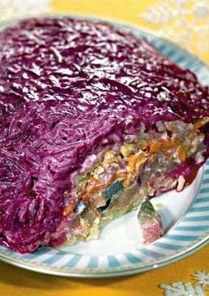 A picture of Herring "under a fur coat".