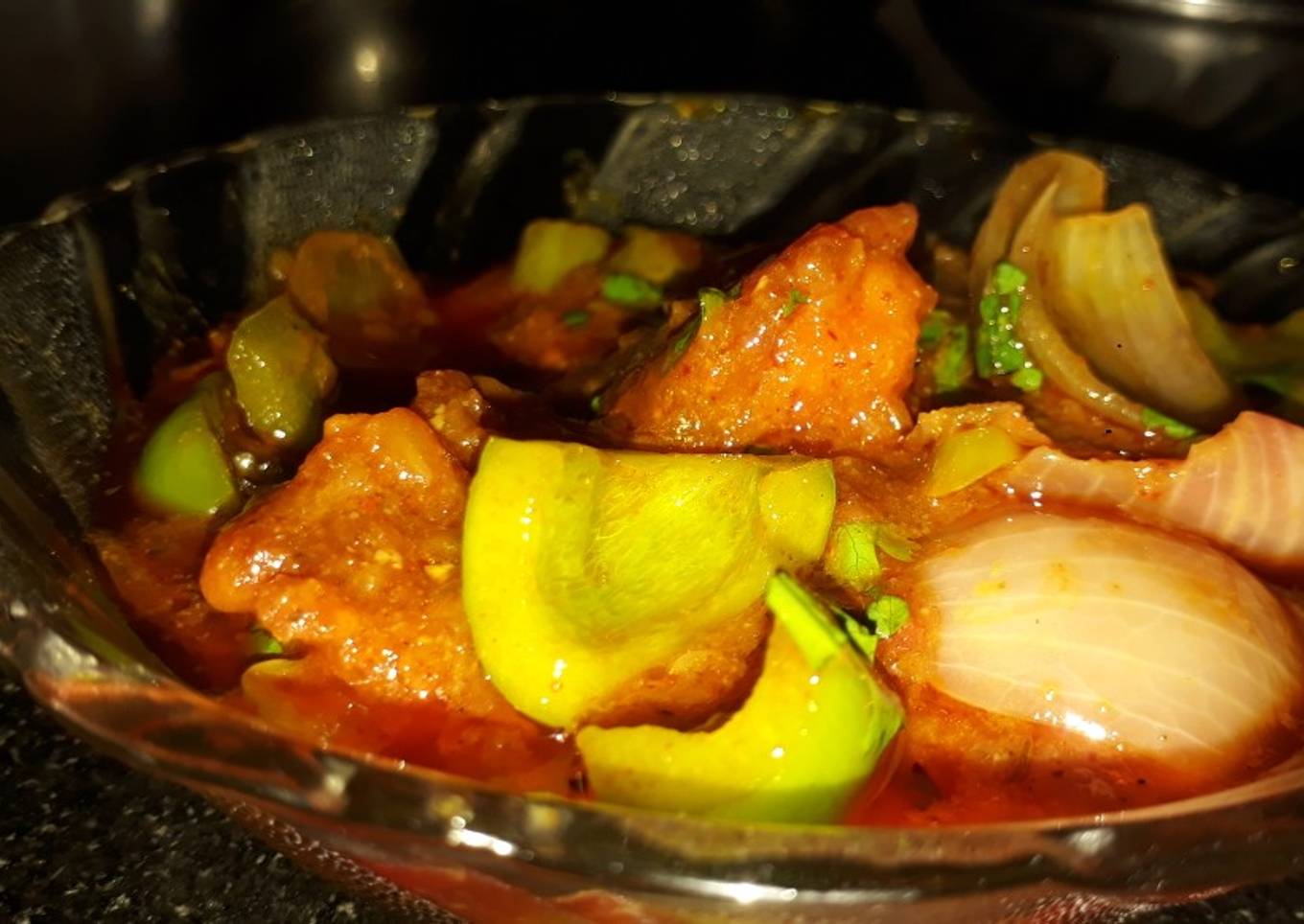Paneer chilli gravy