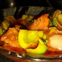 A picture of Paneer chilli gravy.