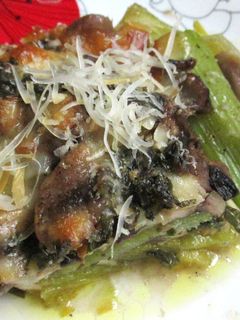 Póréhagyma gombával recept fotója