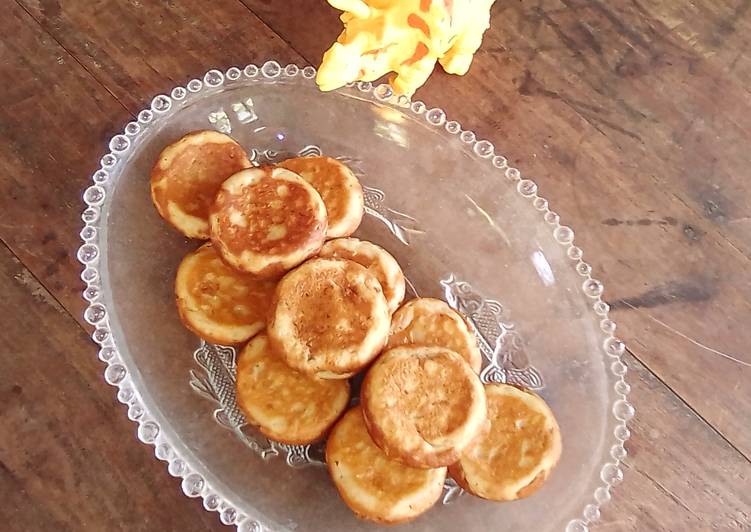 Resep Eggless Kue Kamir/Khamir Pisang Santan Enak Empuk Lembut yang Lezat Sekali