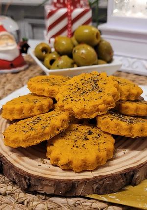 Une photo de Biscuits apéritif saveur pizza