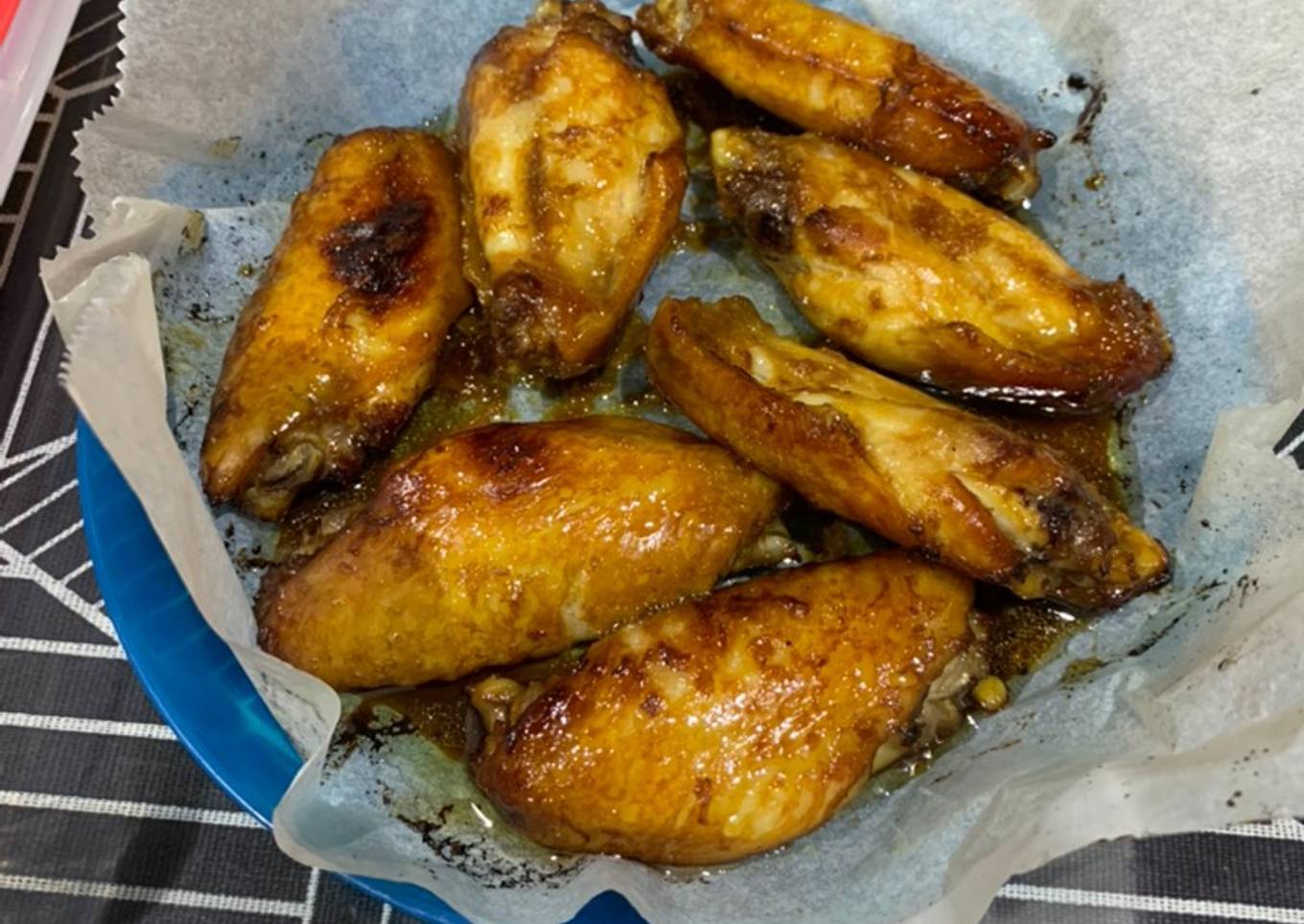 Sesame Oil Chicken Wings (airfried)