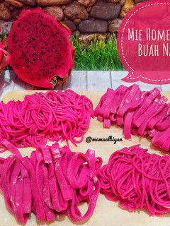 Foto resep 106. Mie Home Made Buah Naga