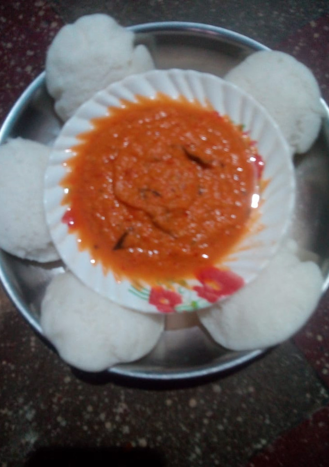 மதுரை ரோட்டுகடை கார சட்னி செய்முறை முக்கிய புகைப்படம்