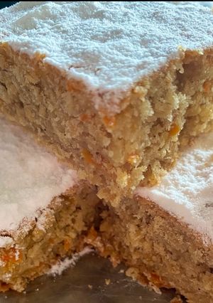 Una foto de CUADRADOS DE AVENA CON 🥕ZANAHORIA🥕 Y 🍎MANZANA🍎