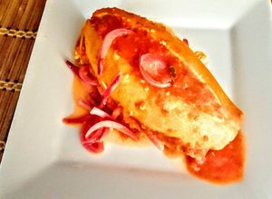 Una foto de Tortas ahogadas de tinga de pollo