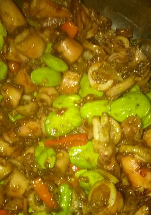Foto resep Cumi Asin Pete Pedes Asam