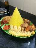 Tumpeng Nasi Kuning Ulang Tahun Homemade 🌻🌝