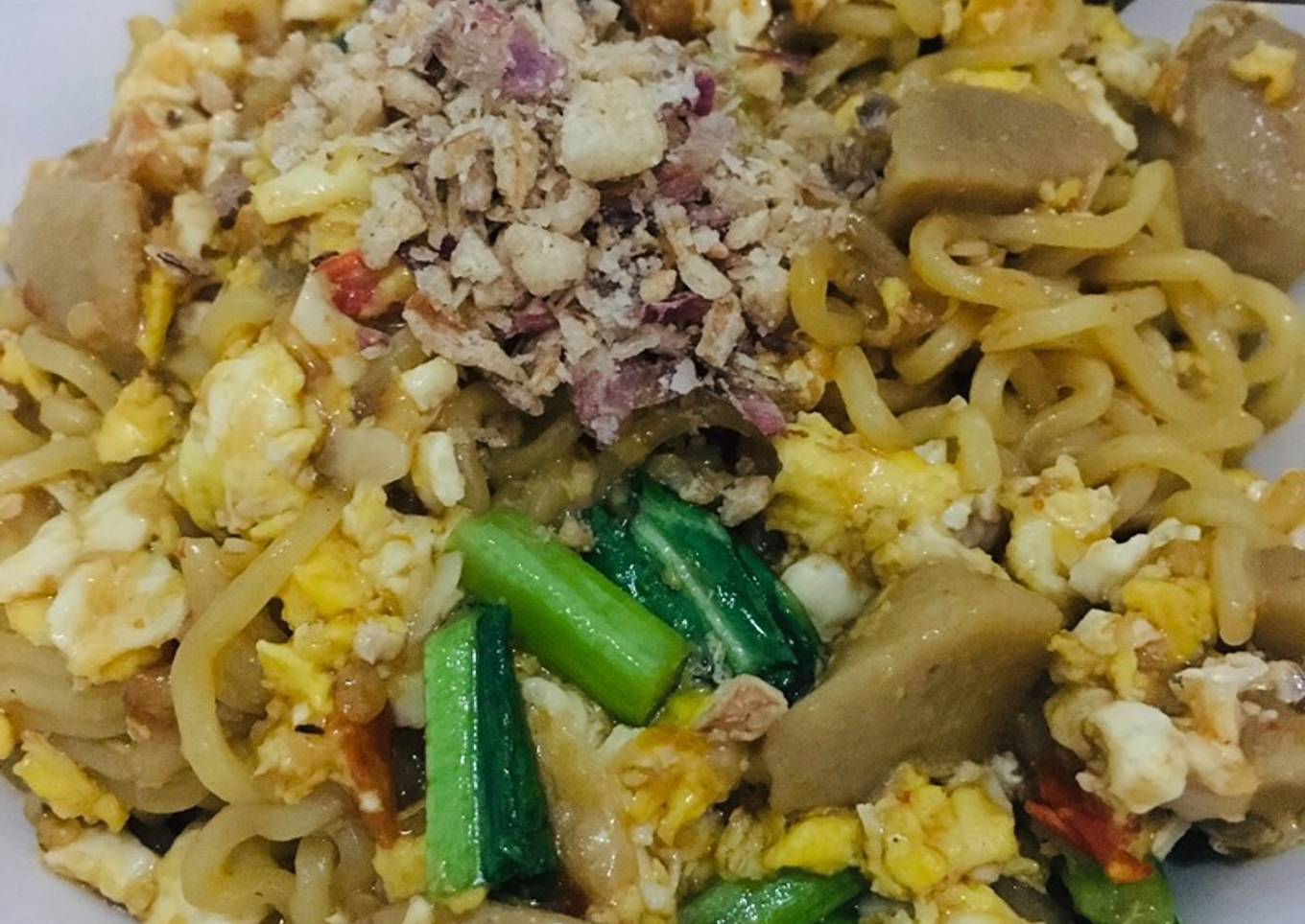 Mie nyemek pedes simpel dan enak