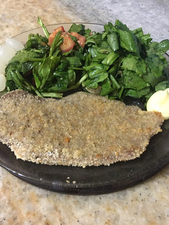 Una foto de Milanesas de carne al horno
