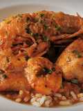 Conejo con Gambas
