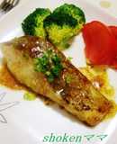 Pan-Seared Cod with Butter Ponzu Sauce