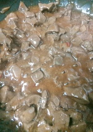A picture of Simple fried liver.