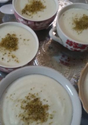 صورة لوصفة مهلبية الرز المطحون
