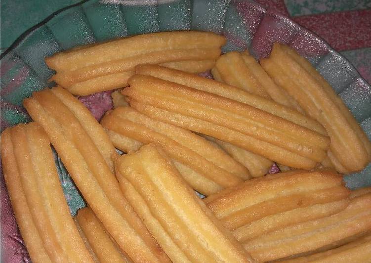 Resep Churros cemilan sehat,enak n gampang dibuat😁 Anti Gagal